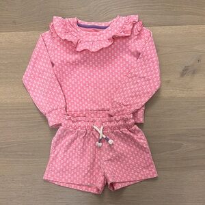 Pink Ruffled Toddler Outfit
